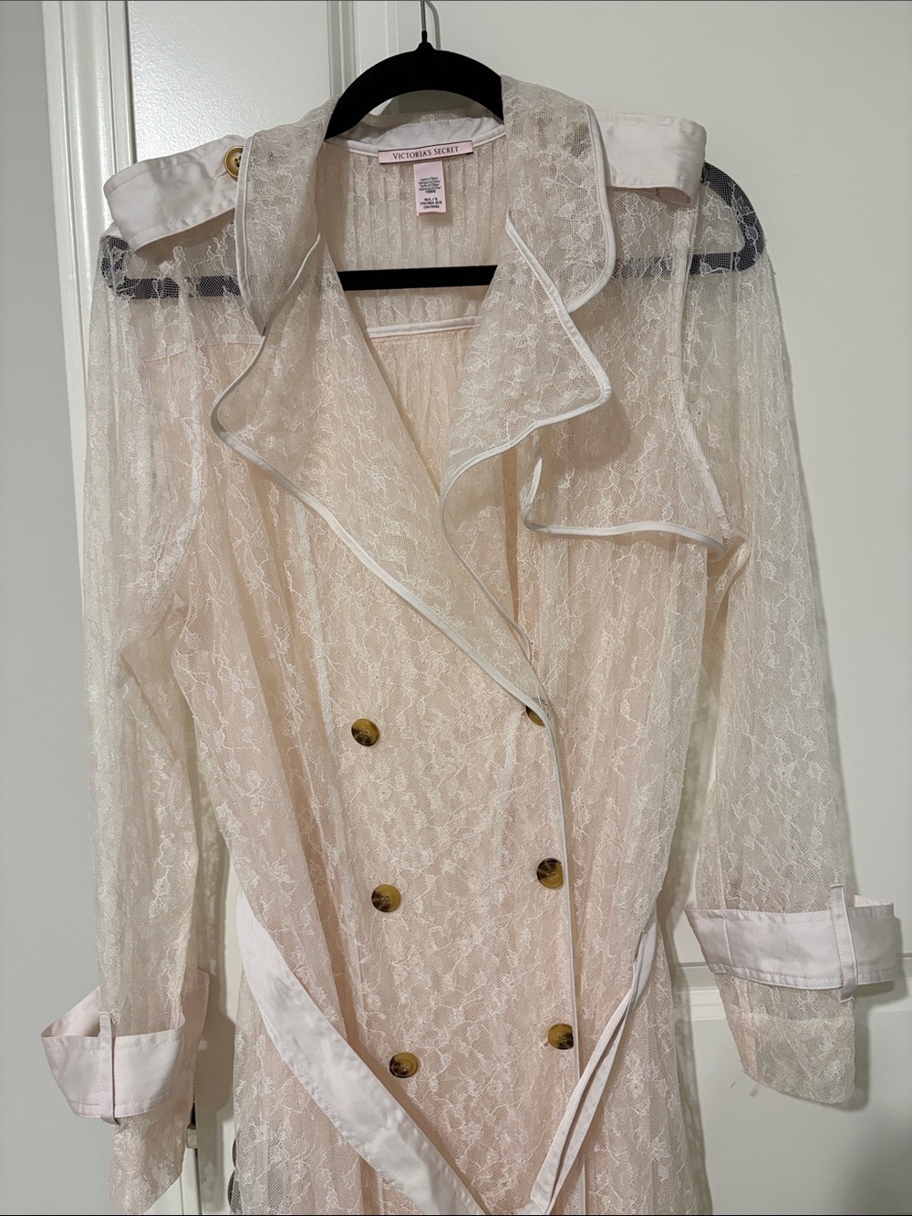 victoria secret lace trench coat - Picture 3 of 11